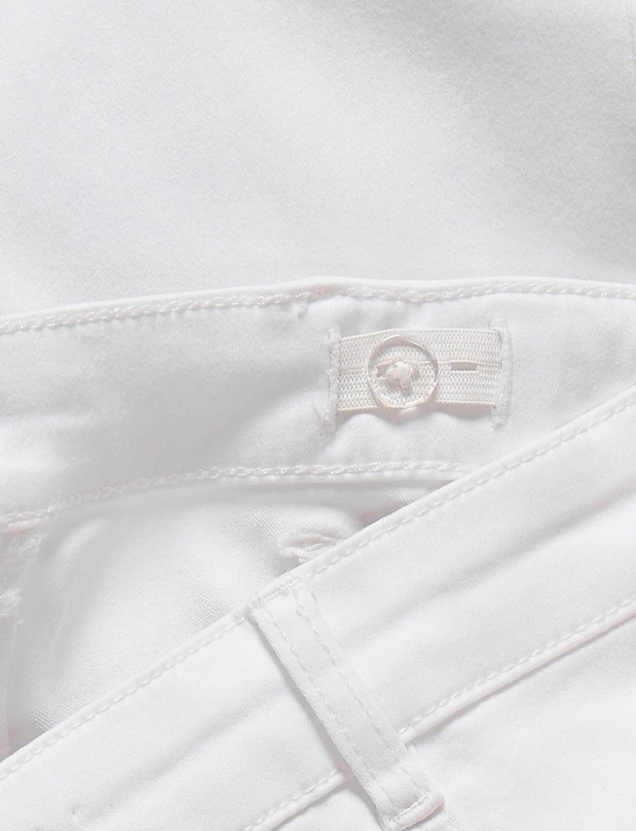 Kids Only - KOGSYLVIE CLEAN WIDE LEG WHITE PIM NOOS - hosen mit weitem bein - white - 2