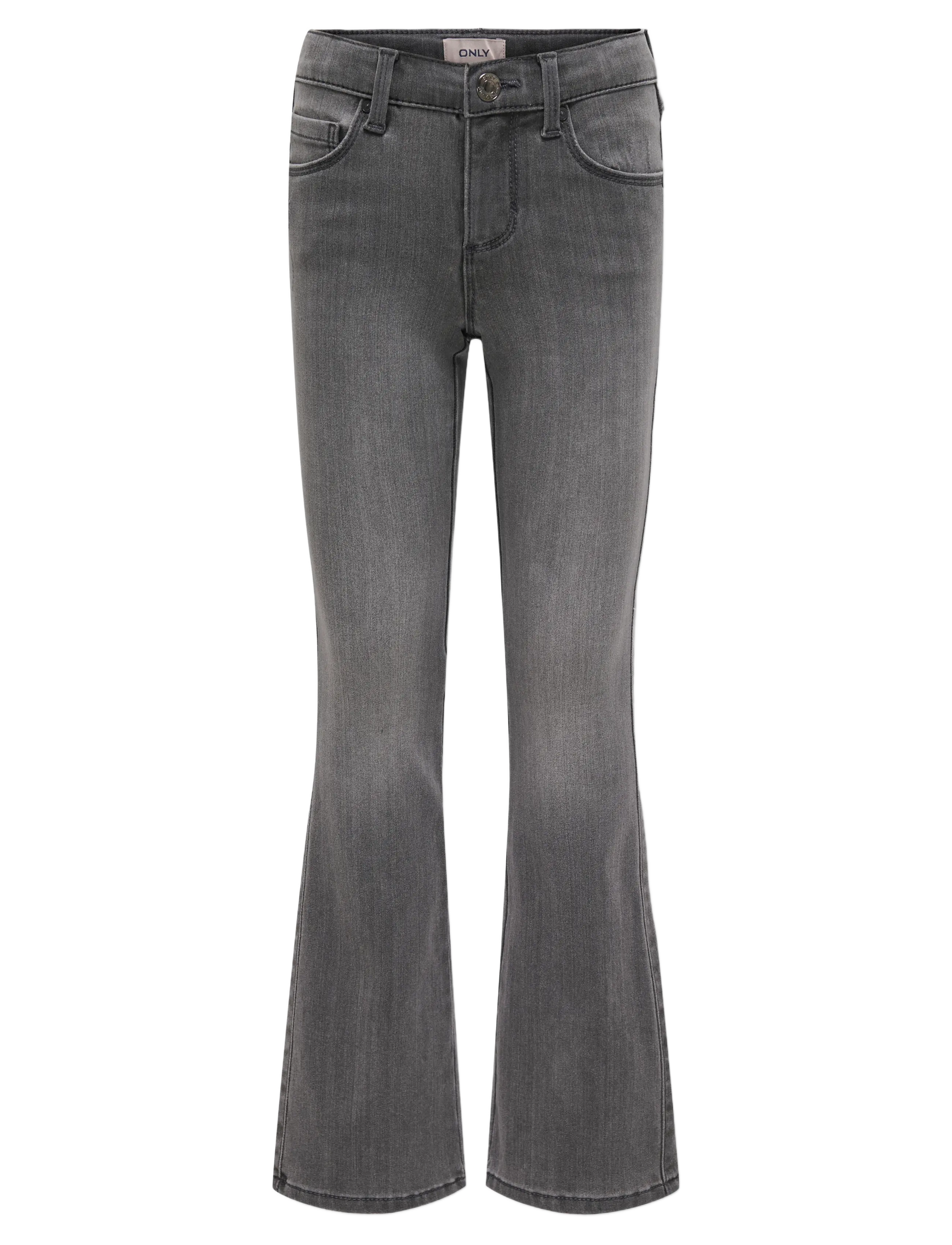 Kids Only KOGROYAL LIFE REG FLARED PIM021 NOOS - Riided - DARK GREY DENIM / grey