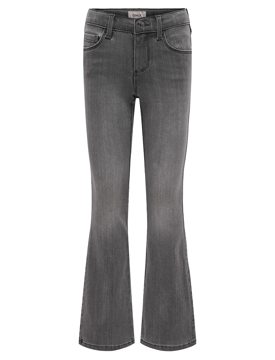 Kids Only - KOGROYAL LIFE REG FLARED PIM021 NOOS - bootcut jeans - dark grey denim - 1