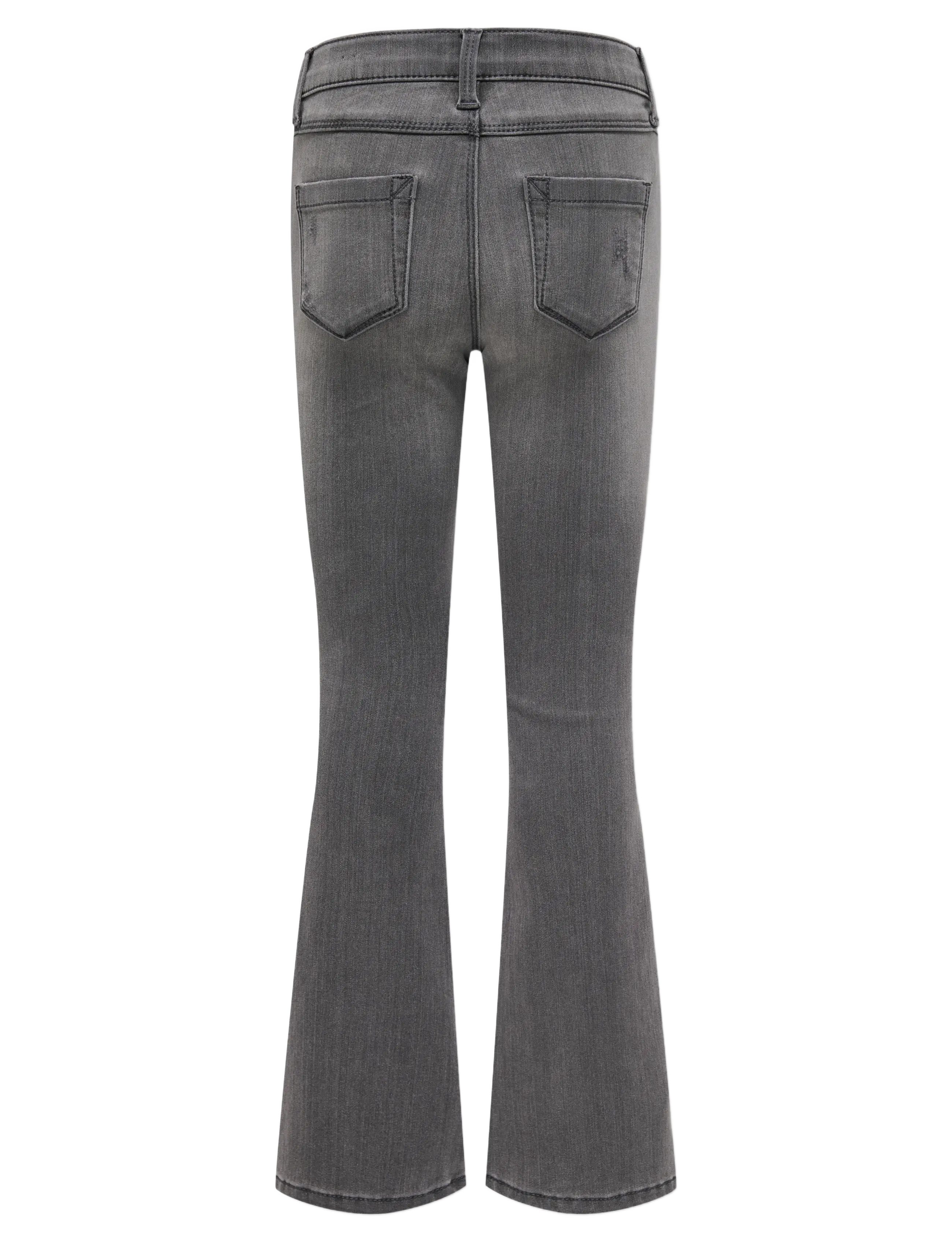 Kids Only - KOGROYAL LIFE REG FLARED PIM021 NOOS - bootcut-gallabuxur - dark grey denim - 2