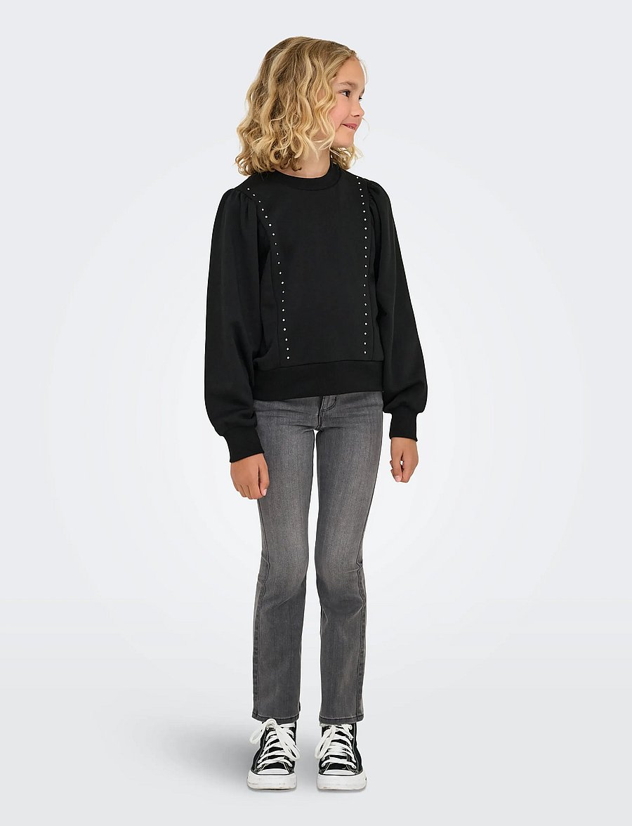 Kids Only - KOGROYAL LIFE REG FLARED PIM021 NOOS - bootcut jeans - dark grey denim - 5