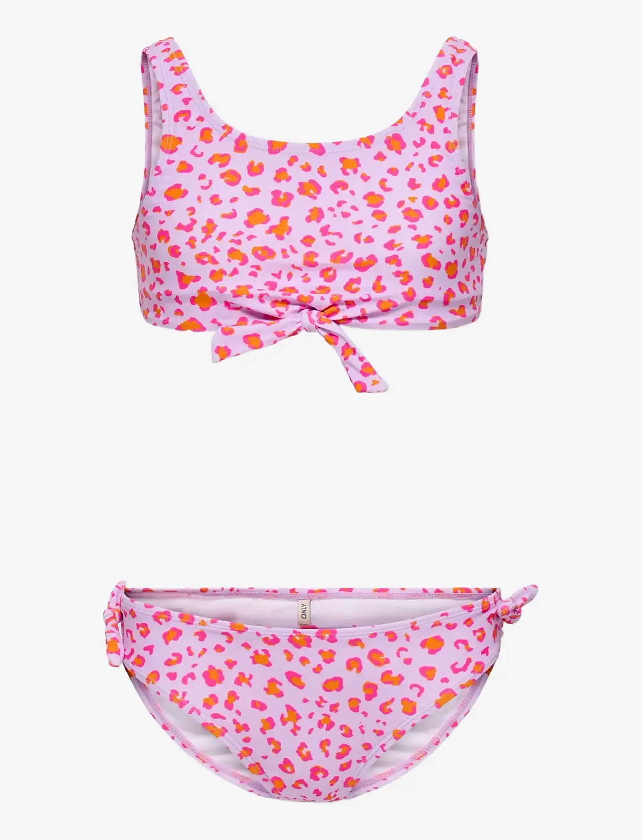 Kids Only - KOGBEACH KNOT BIKINI SET ACC - bikinier - oriole - 0
