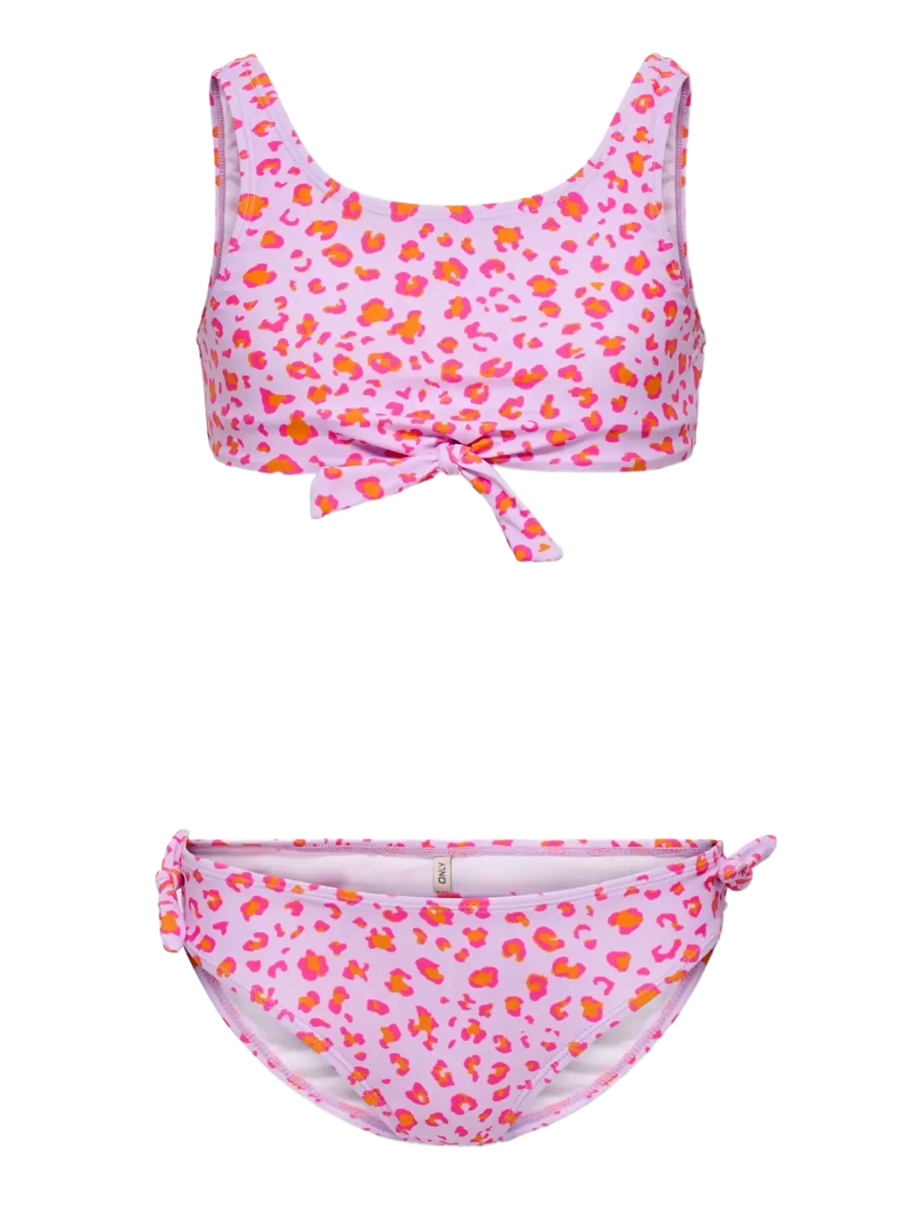 Kids Only KOGBEACH KNOT BIKINI SET ACC - Bikinier - ORIOLE / pink/rose