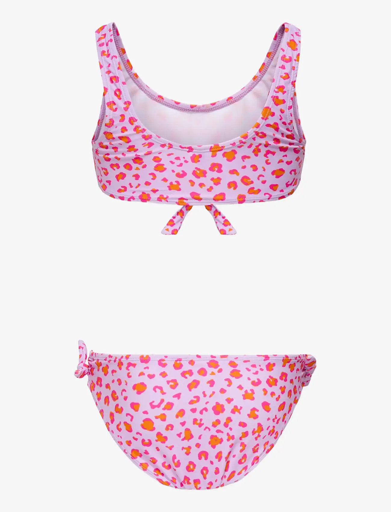 Kids Only - KOGBEACH KNOT BIKINI SET ACC - bikinier - oriole - 1