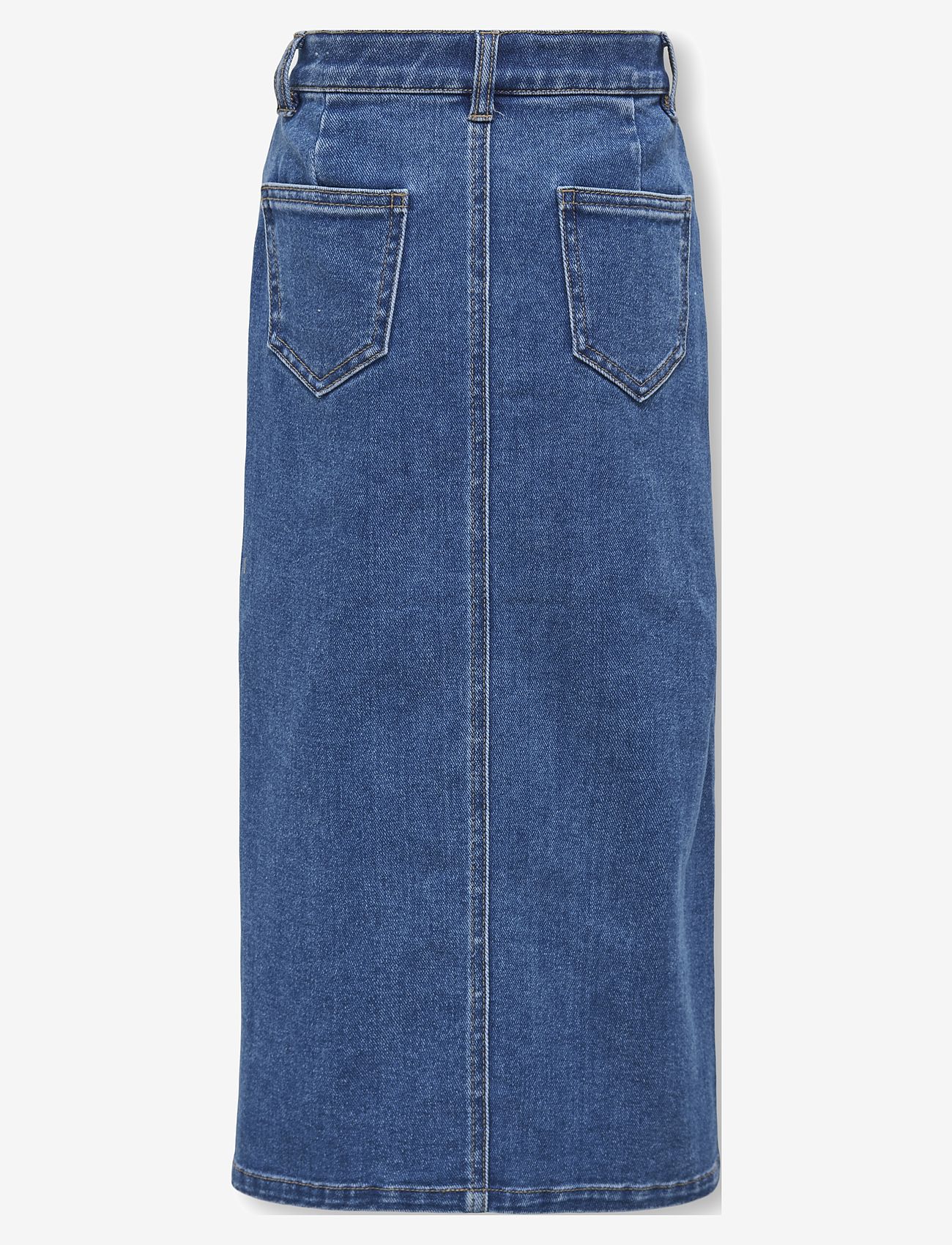 Kids Only - KOGSIRI FRONT SLIT SKIRT DNM GUA - jeansröcke - medium blue denim - 1