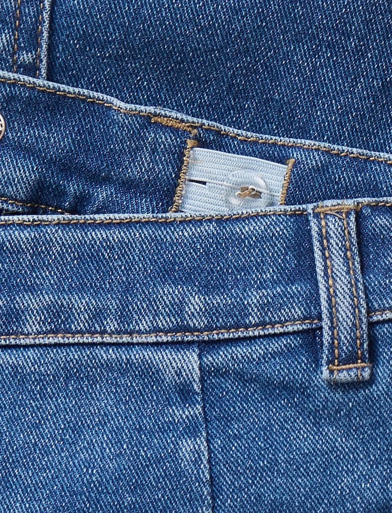 Kids Only - KOGSIRI FRONT SLIT SKIRT DNM GUA - jeansröcke - medium blue denim - 2