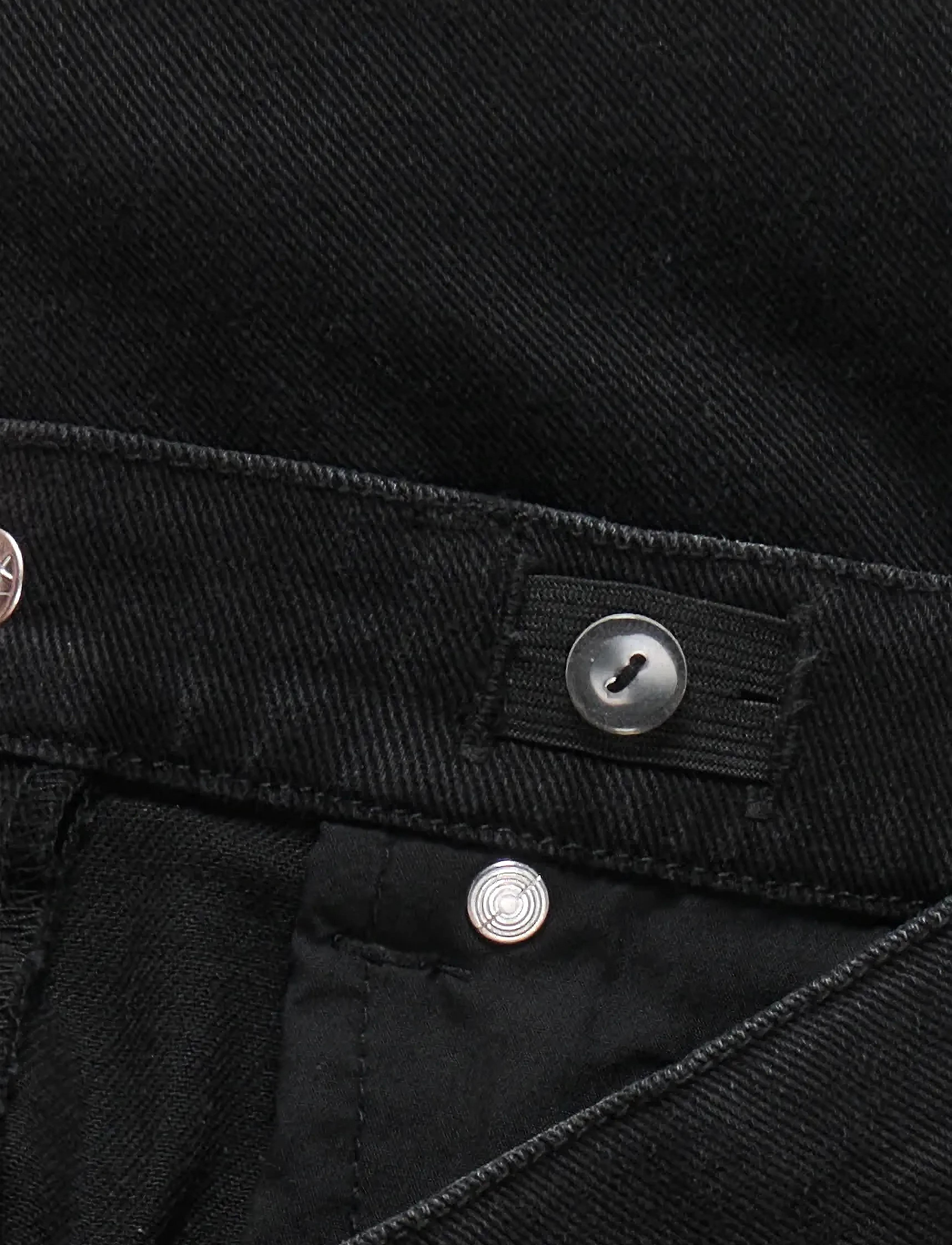Kids Only - KOGSIRI FRONT SLIT SKIRT WB DNM  GUA - teksaseelikud - washed black - 5