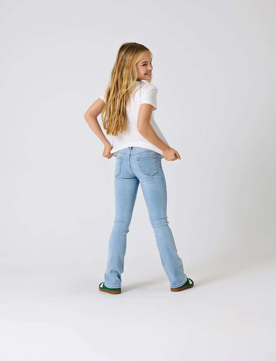 Kids Only - KOGBLUSH FLARED DNM DIA132 NOOS - bootcut džinsi - light blue denim - 2