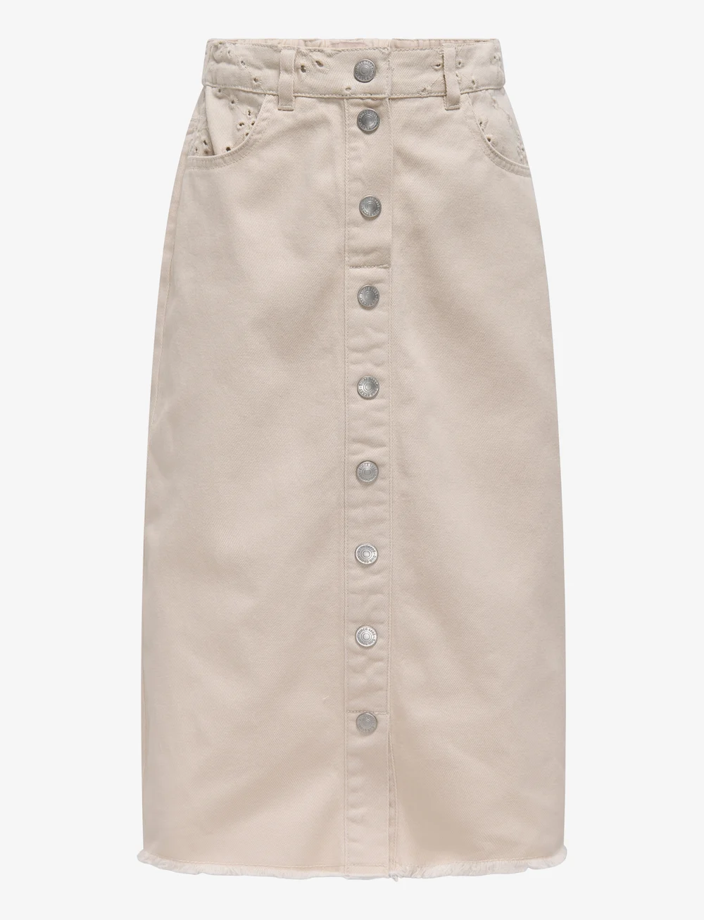 Kids Only - KOGELSA MIDI CROCHET SKIRT OTW - maxi skirt - moonbeam - 1