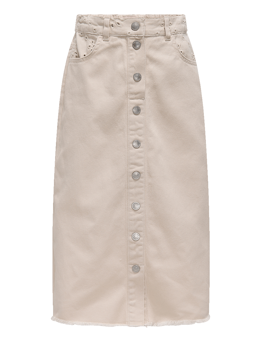 Kids Only - KOGELSA MIDI CROCHET SKIRT OTW - maxi skirt - moonbeam - 1