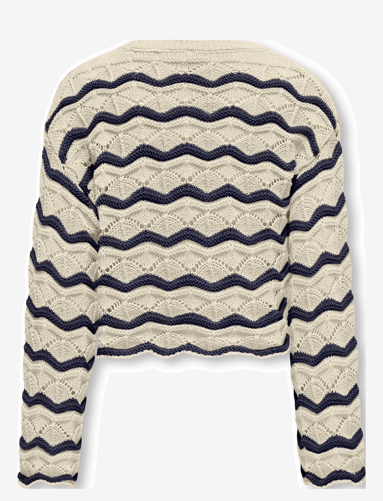 Kids Only - KOGDONNA LS O-NECK STRIPE STRUCTURE KNT - pullover - birch - 2