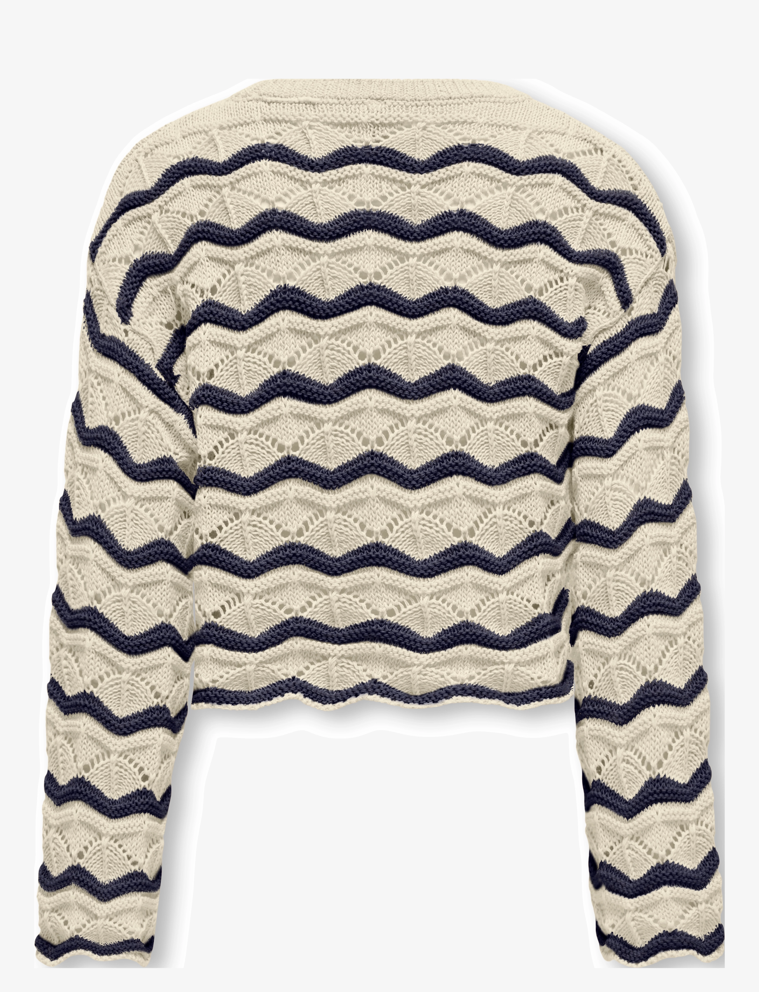 Kids Only - KOGDONNA LS O-NECK STRIPE STRUCTURE KNT - pullover - birch - 2