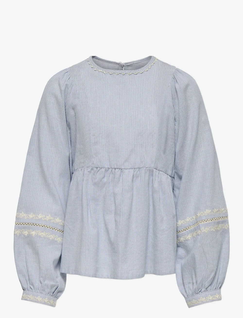 Kids Only - KOGMONICA ANE L/S EMB TOP WVN - blusen & tuniken - cloud dancer - 0