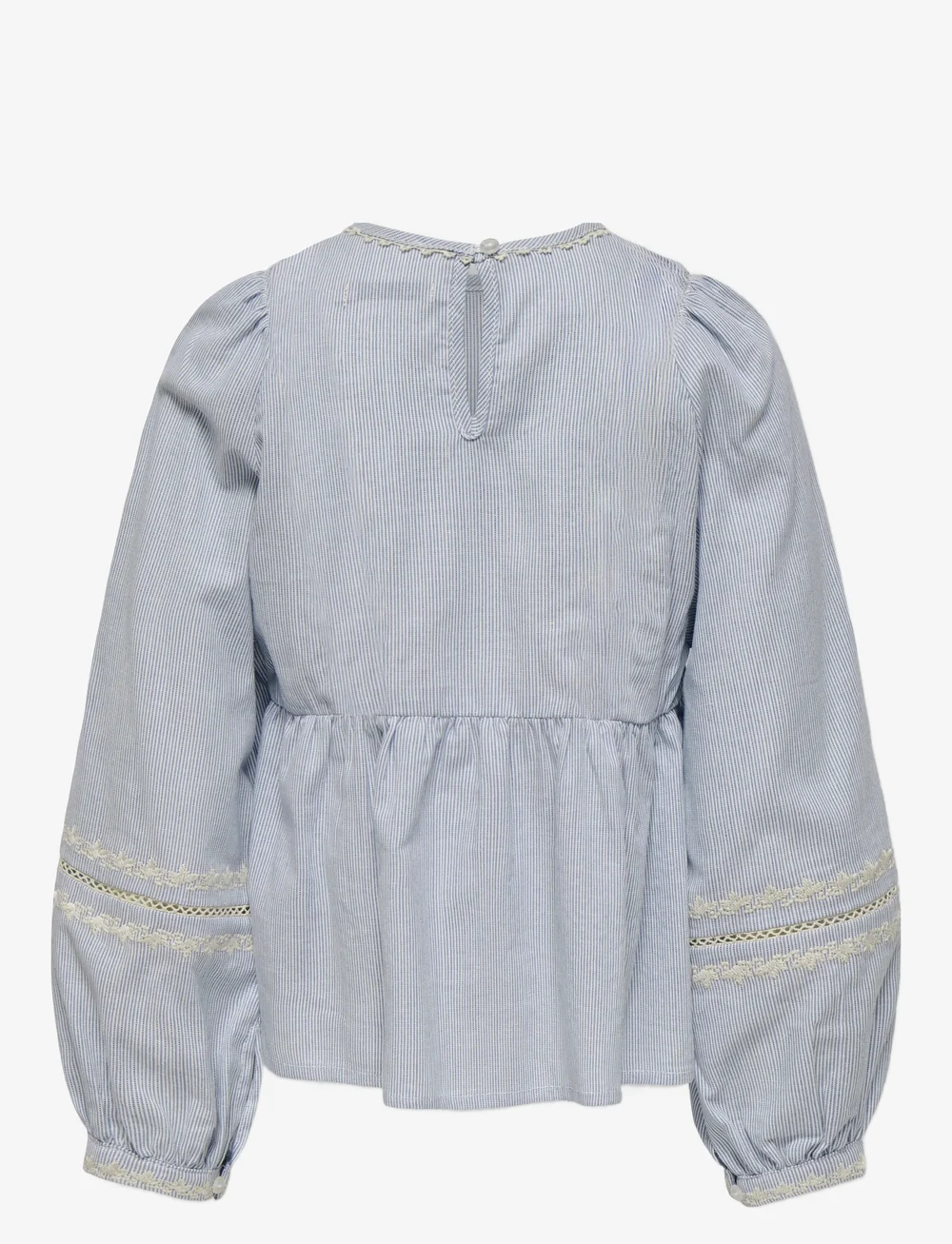 Kids Only - KOGMONICA ANE L/S EMB TOP WVN - blusen & tuniken - cloud dancer - 1