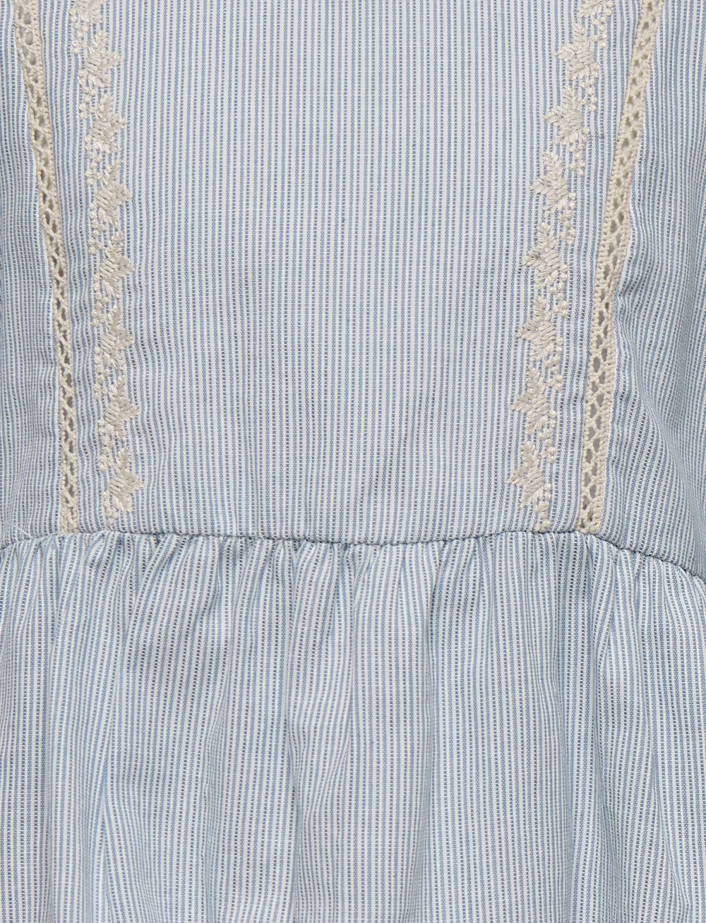 Kids Only - KOGMONICA ANE L/S EMB TOP WVN - blusen & tuniken - cloud dancer - 4