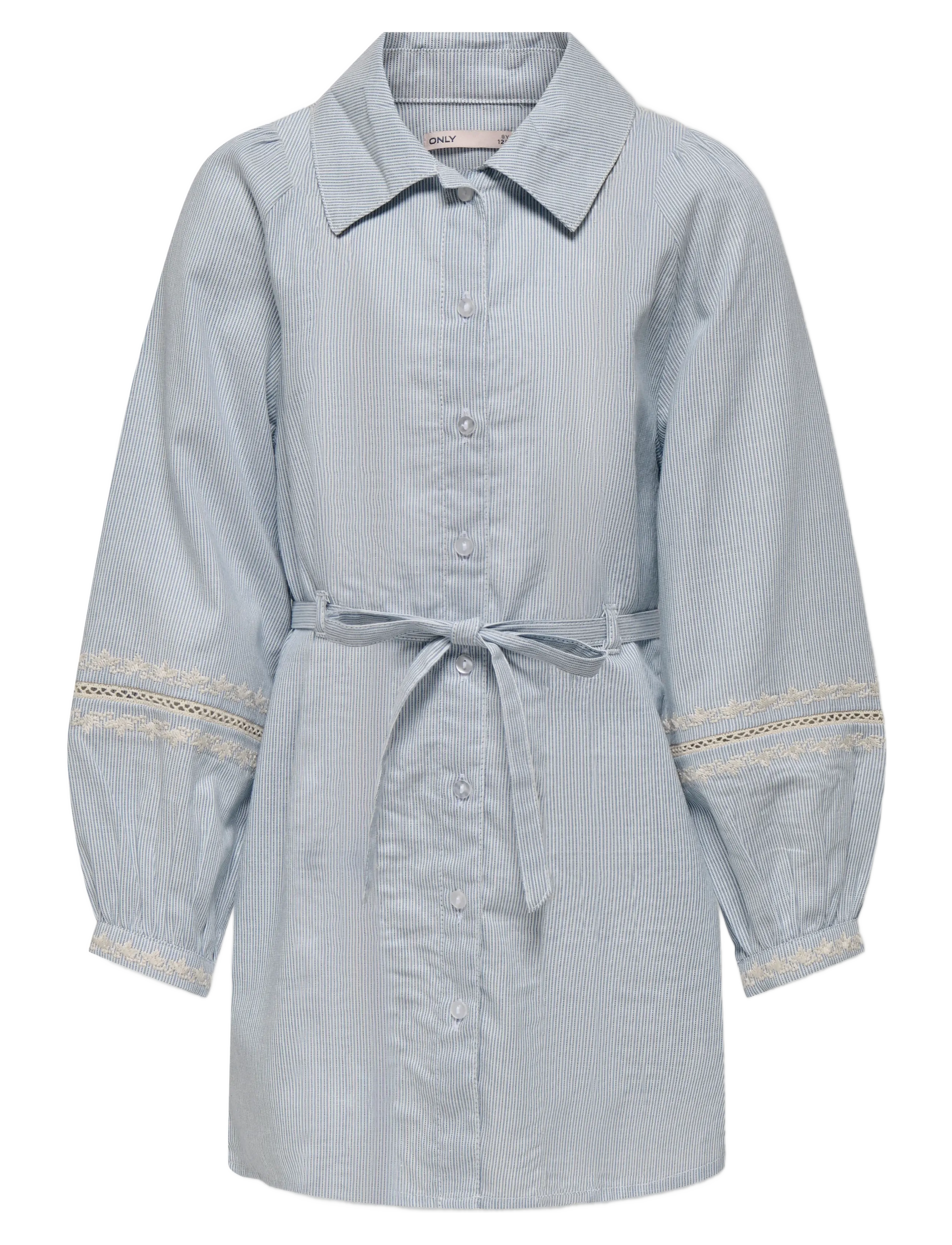 Kids Only - KOGMONICA ANE LS EMB DRESS WVN - cloud dancer - 0