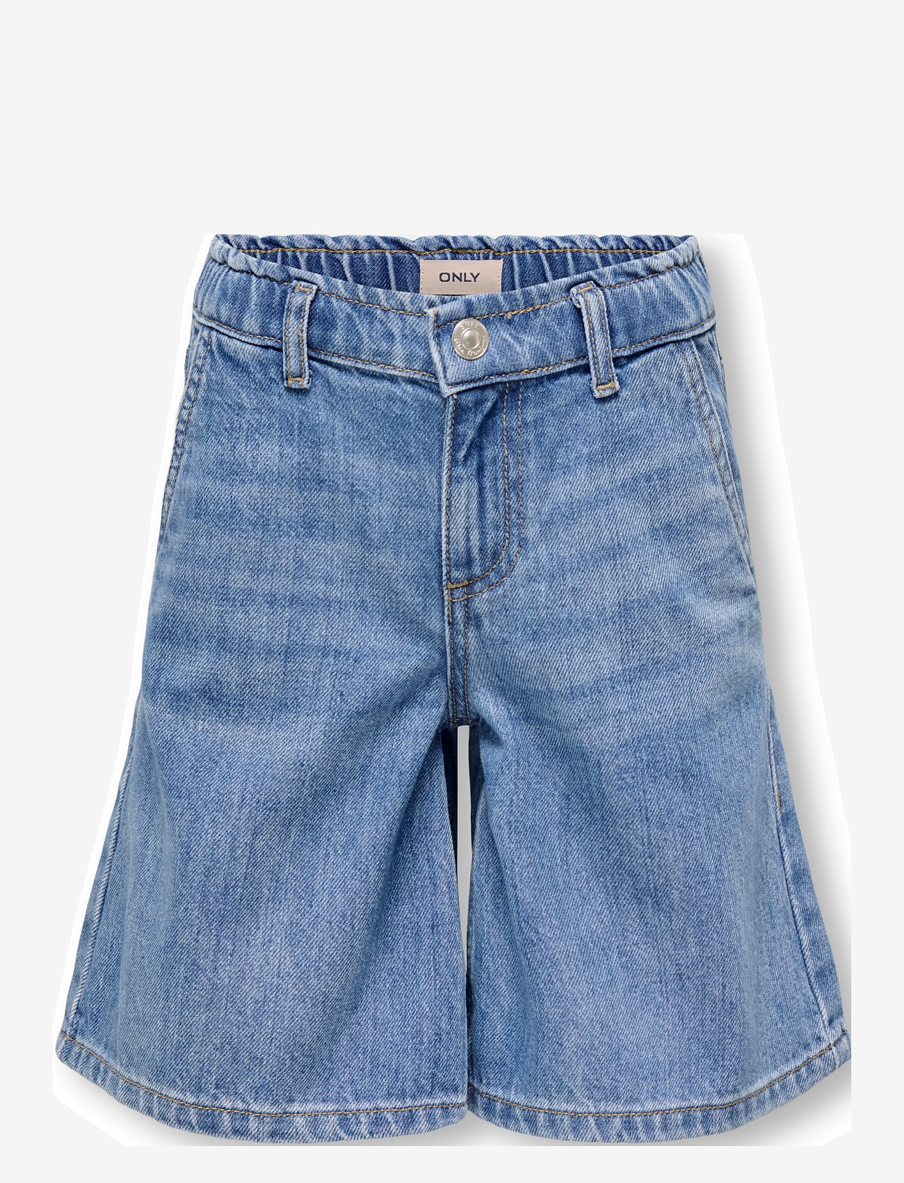 Kids Only - KOGCOMET WIDE LONG SHORTS DNM DIA NOOS - short en jeans - light blue denim - 1