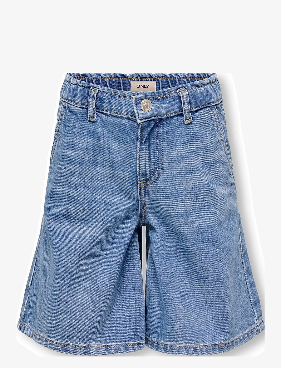 Kids Only - KOGCOMET WIDE LONG SHORTS DNM DIA NOOS - short en jeans - light blue denim - 1