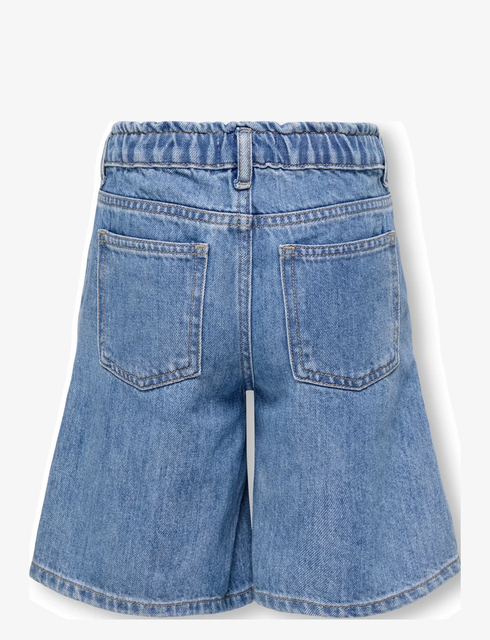 Kids Only - KOGCOMET WIDE LONG SHORTS DNM DIA NOOS - lühikesed teksapüksid - light blue denim - 2
