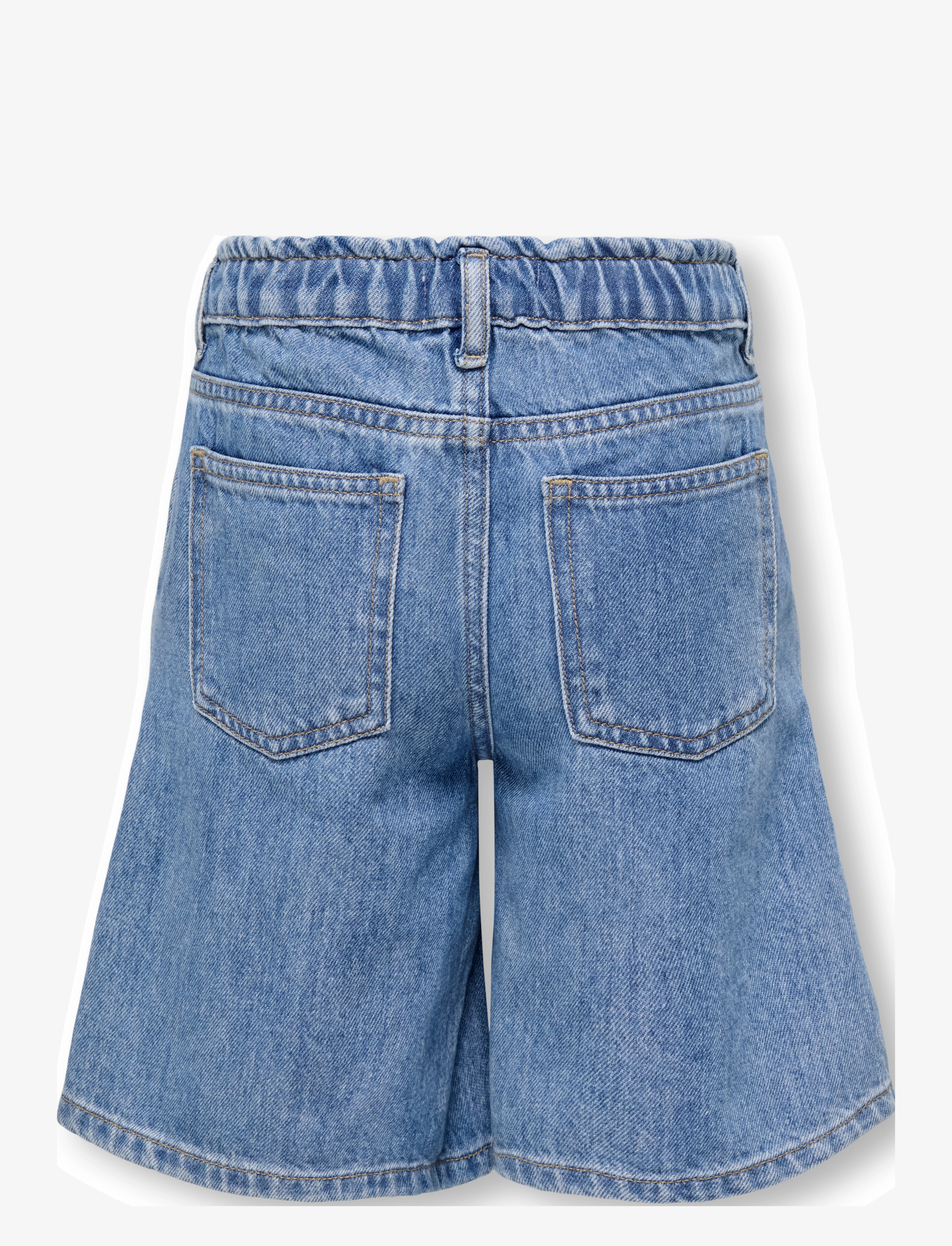 Kids Only - KOGCOMET WIDE LONG SHORTS DNM DIA NOOS - jeansowe szorty - light blue denim - 2