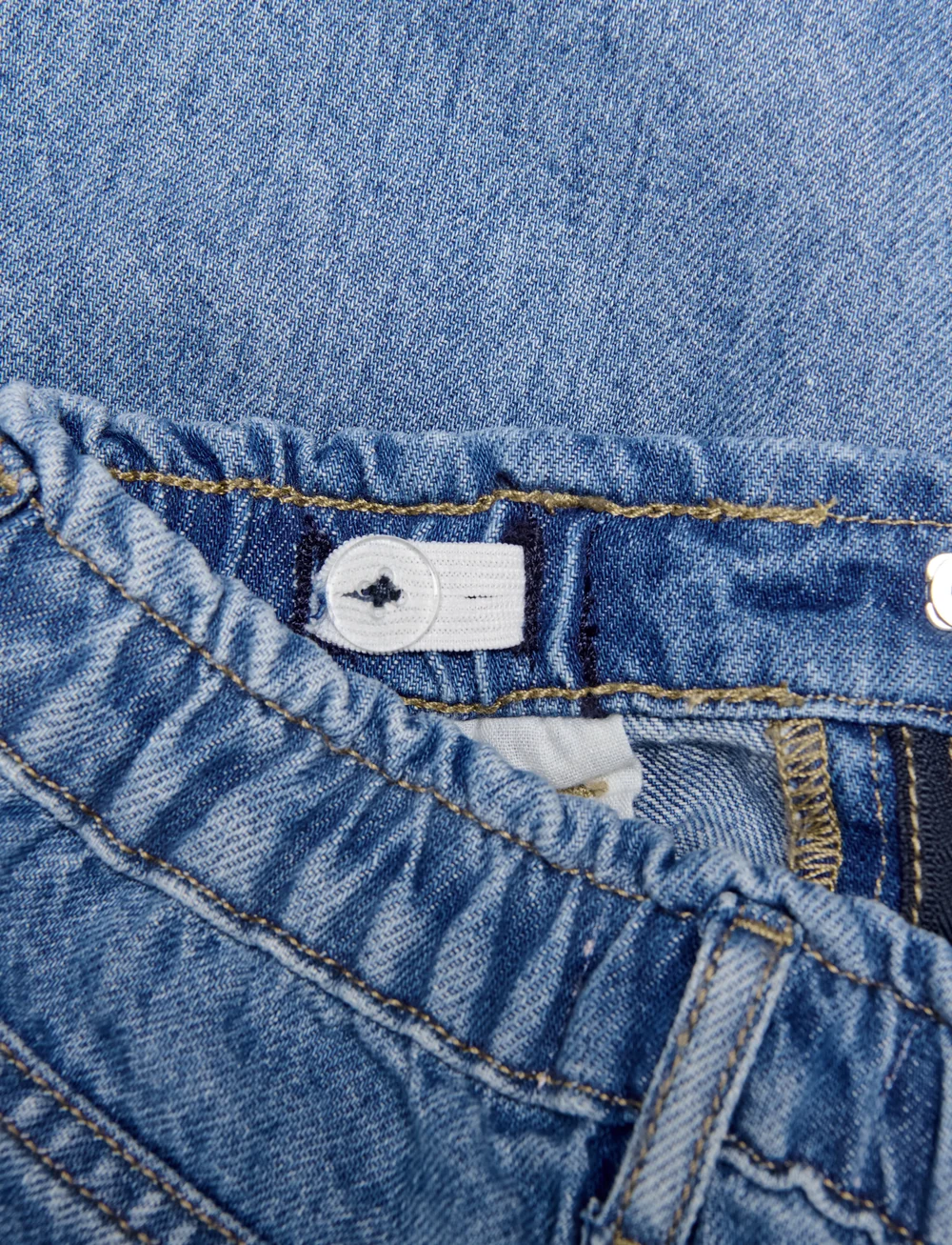 Kids Only - KOGCOMET WIDE LONG SHORTS DNM DIA NOOS - lühikesed teksapüksid - light blue denim - 4