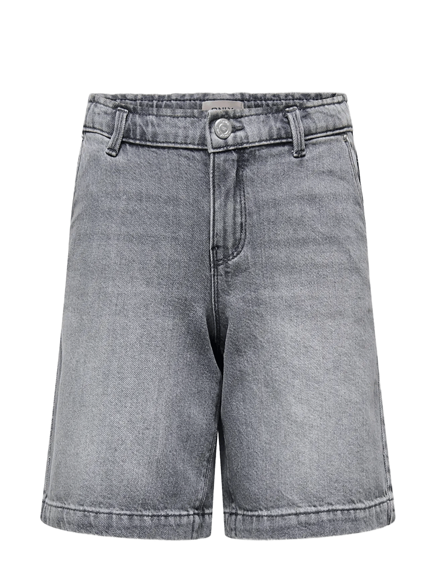 Kids Only - KOGCOMET WIDE LONG SHORTS DNM DIA NOOS - jeansshorts - medium grey denim - 1