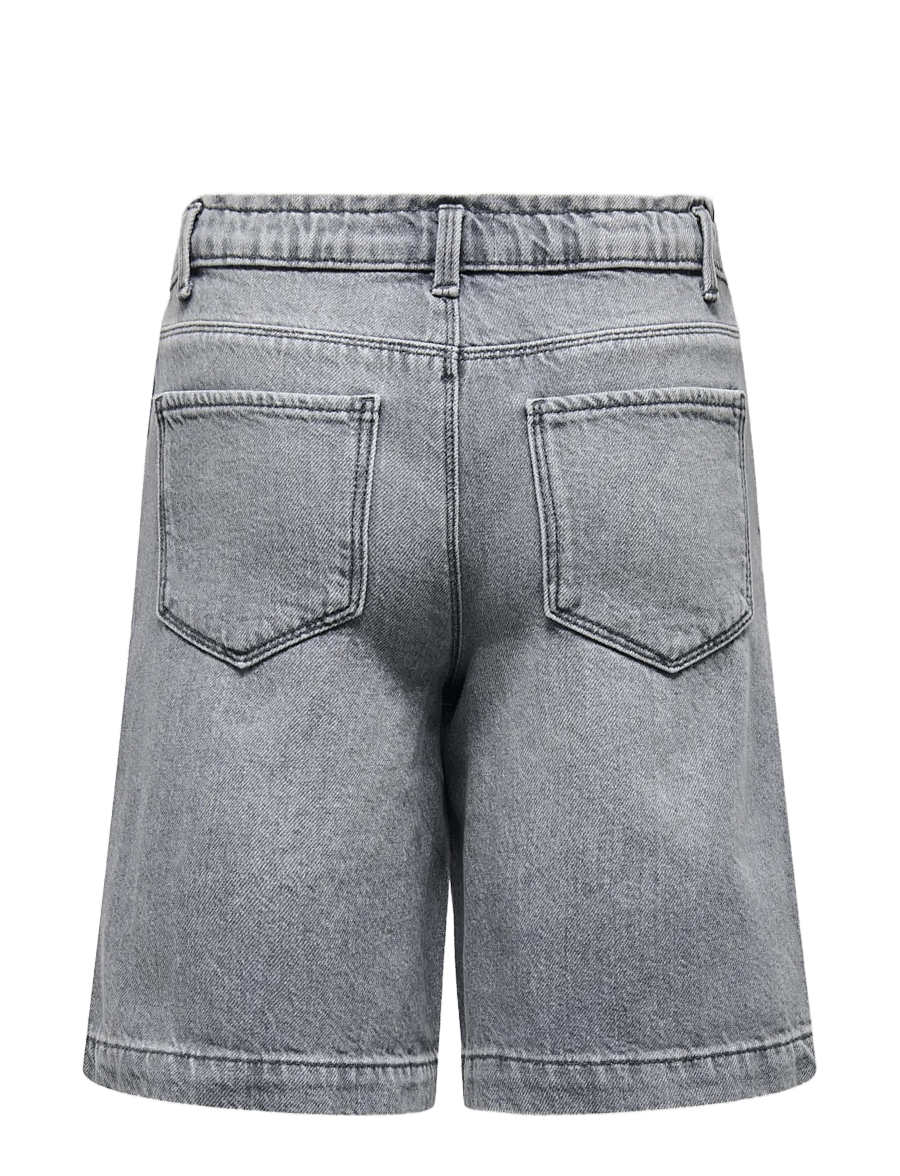 Kids Only - KOGCOMET WIDE LONG SHORTS DNM DIA NOOS - jeansshorts - medium grey denim - 2