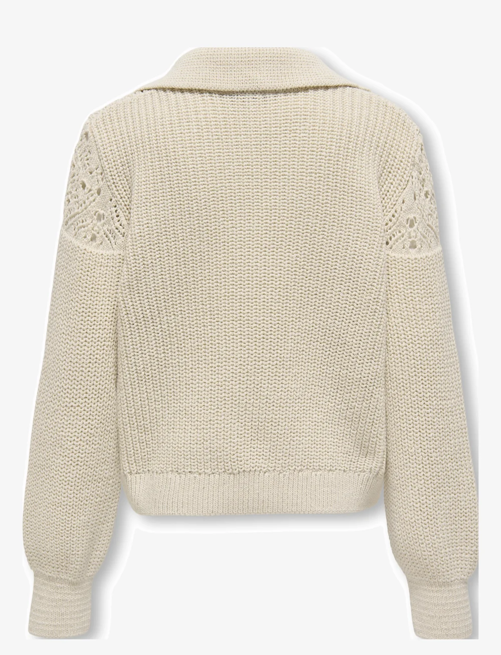 Kids Only - KOGMERYL LIFE LS POLO NECK KNT - pullover - birch - 2
