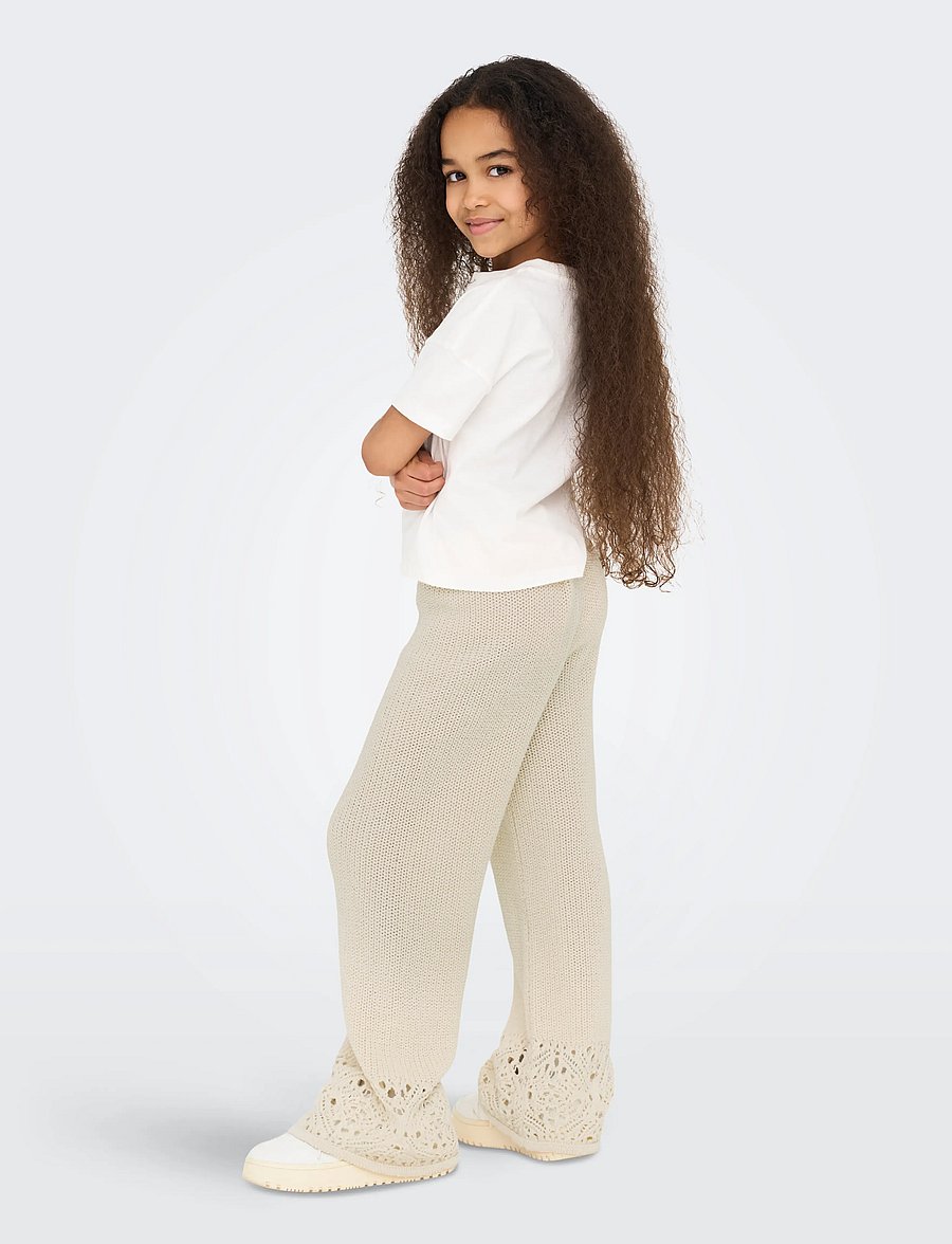 Kids Only - KOGMERYL LIFE PANT KNT - byxor - birch - 3