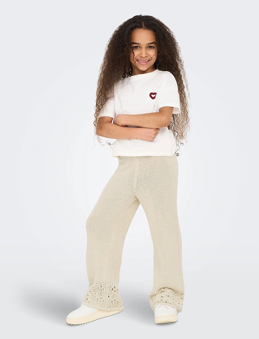 Kids Only - KOGMERYL LIFE PANT KNT - byxor - birch - 5