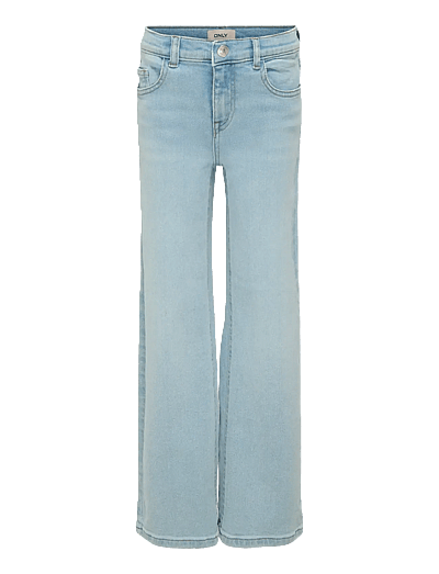 Kids Only KOGJUICY LIFE WIDE LEG DNM DIA547 NOOS - Hosen mit weitem Bein - LIGHT BLUE DENIM / blue