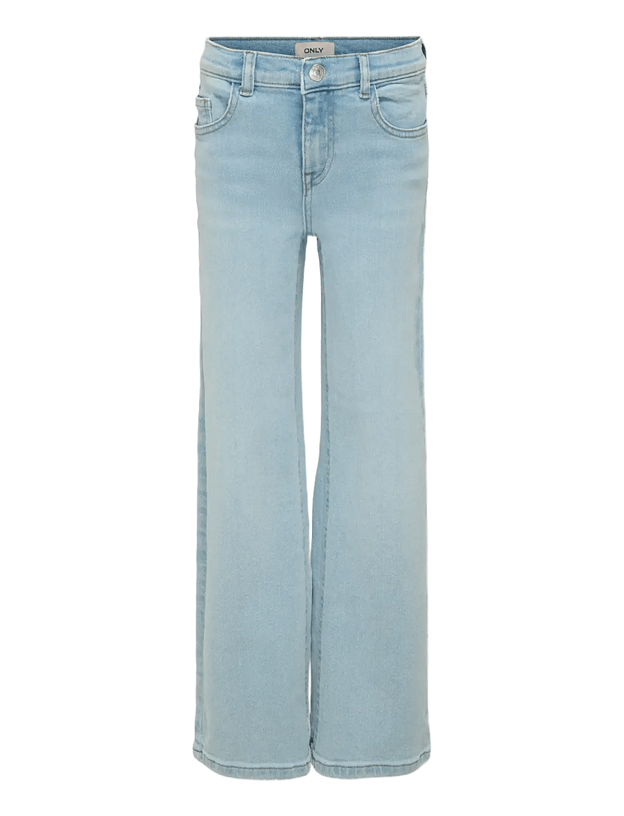 Kids Only - KOGJUICY LIFE WIDE LEG DNM DIA547 NOOS - pantalons larges - light blue denim - 1