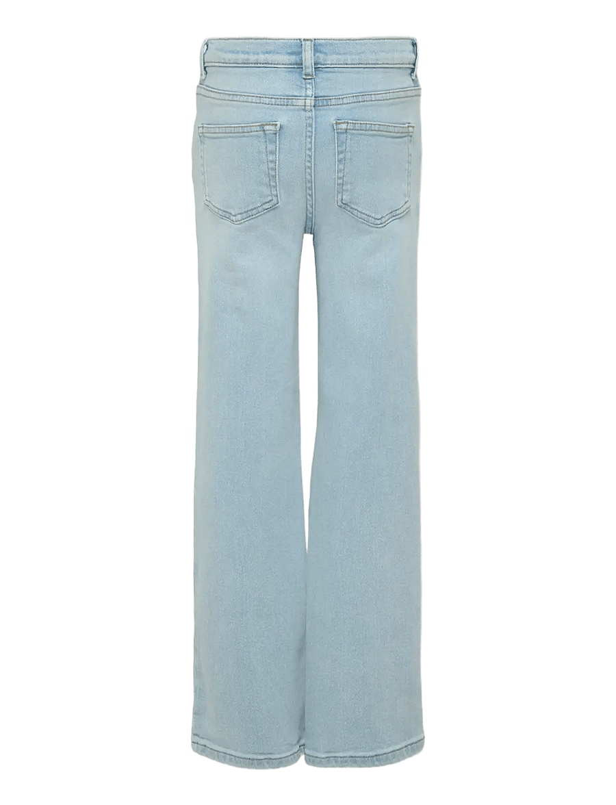 Kids Only - KOGJUICY LIFE WIDE LEG DNM DIA547 NOOS - pantalons larges - light blue denim - 2