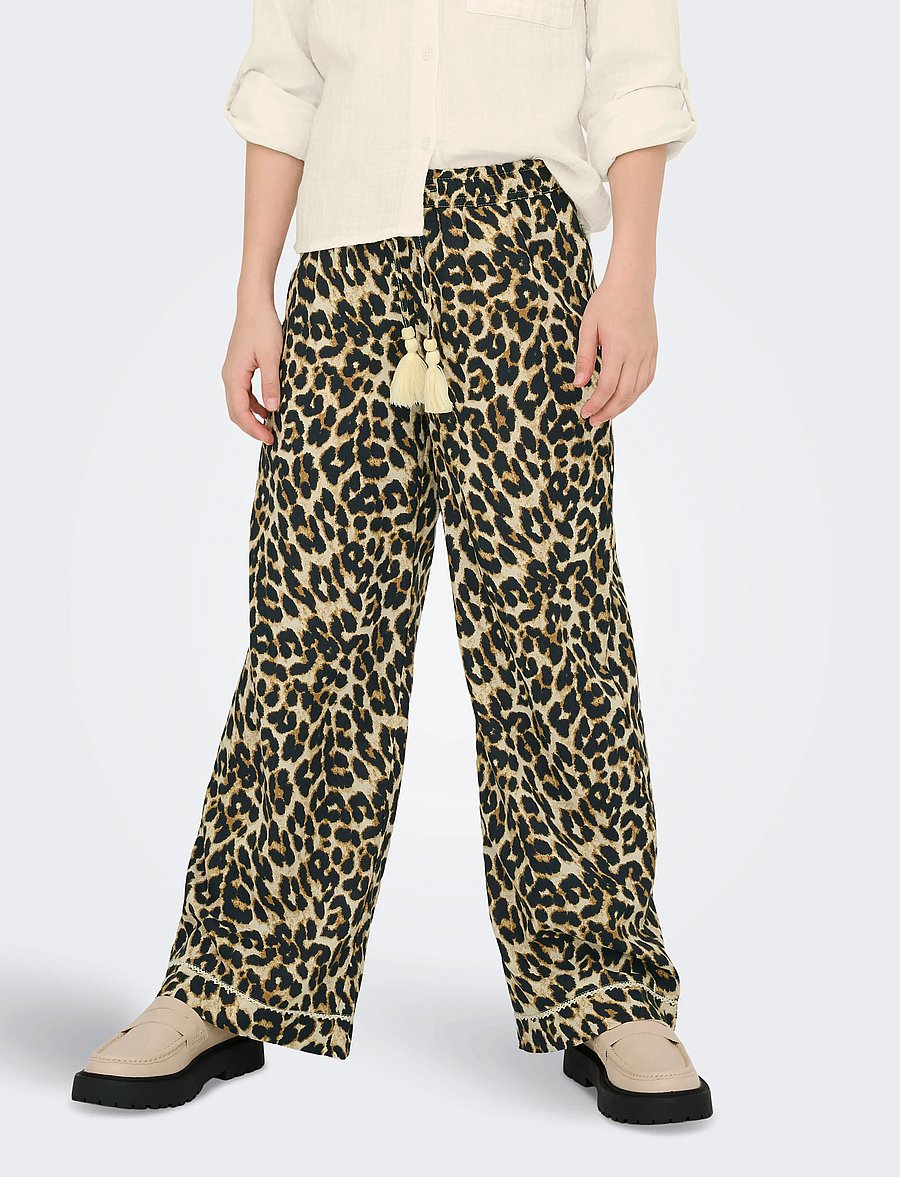 Kids Only - KOGGLOW LIFE PANT AOP WVN - bukser - black - 0