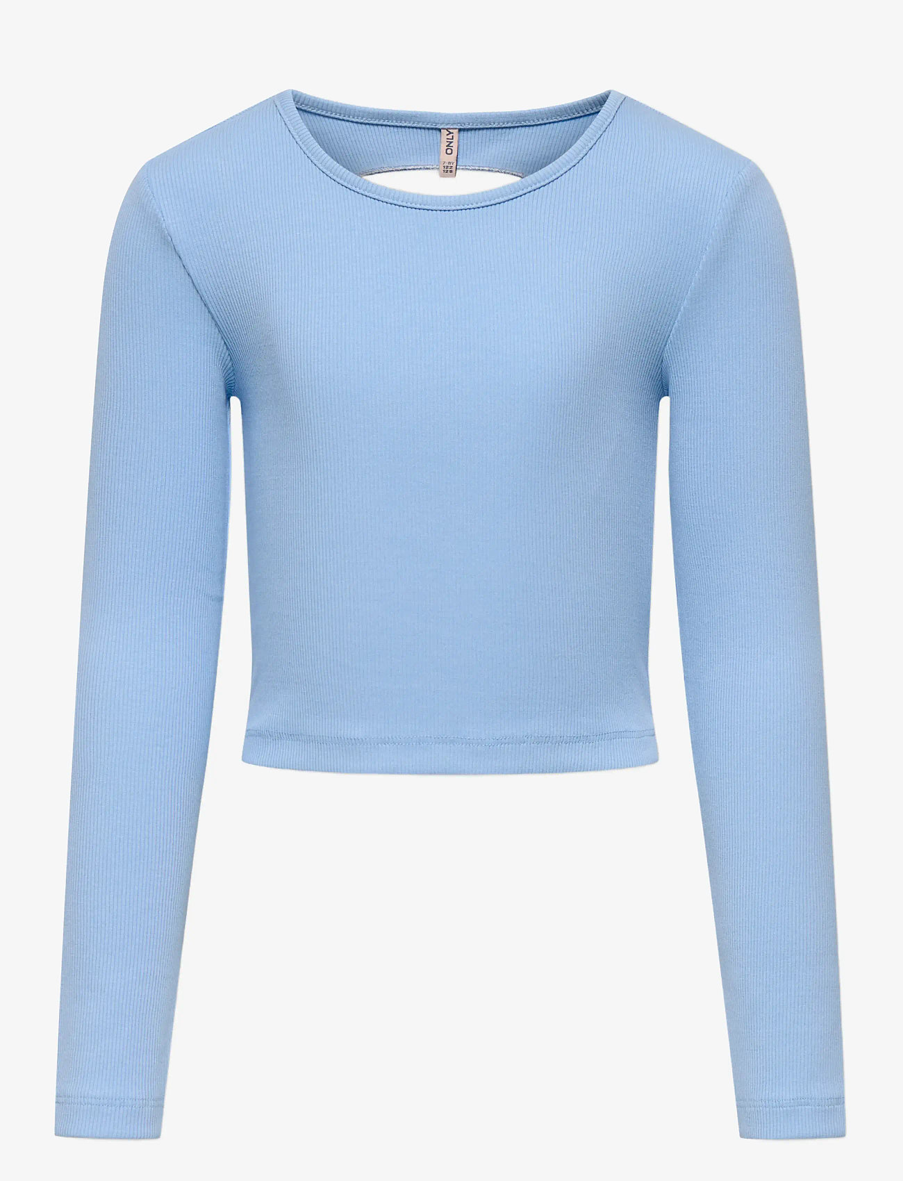 Kids Only - KOGNESSA LIFE LS CONTRAST CUTOUT TOP JRS - långärmade t-shirts - open air - 1