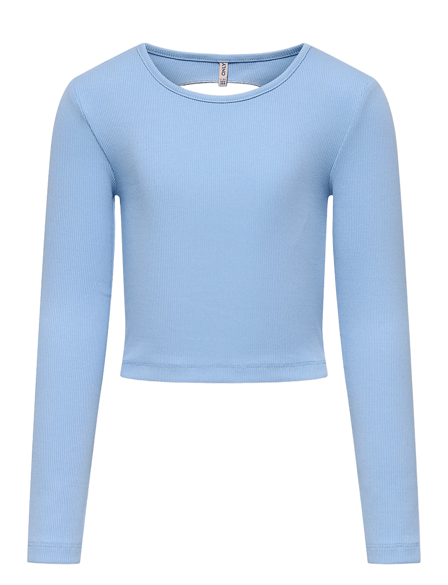 Kids Only - KOGNESSA LIFE LS CONTRAST CUTOUT TOP JRS - langärmelig - open air - 1
