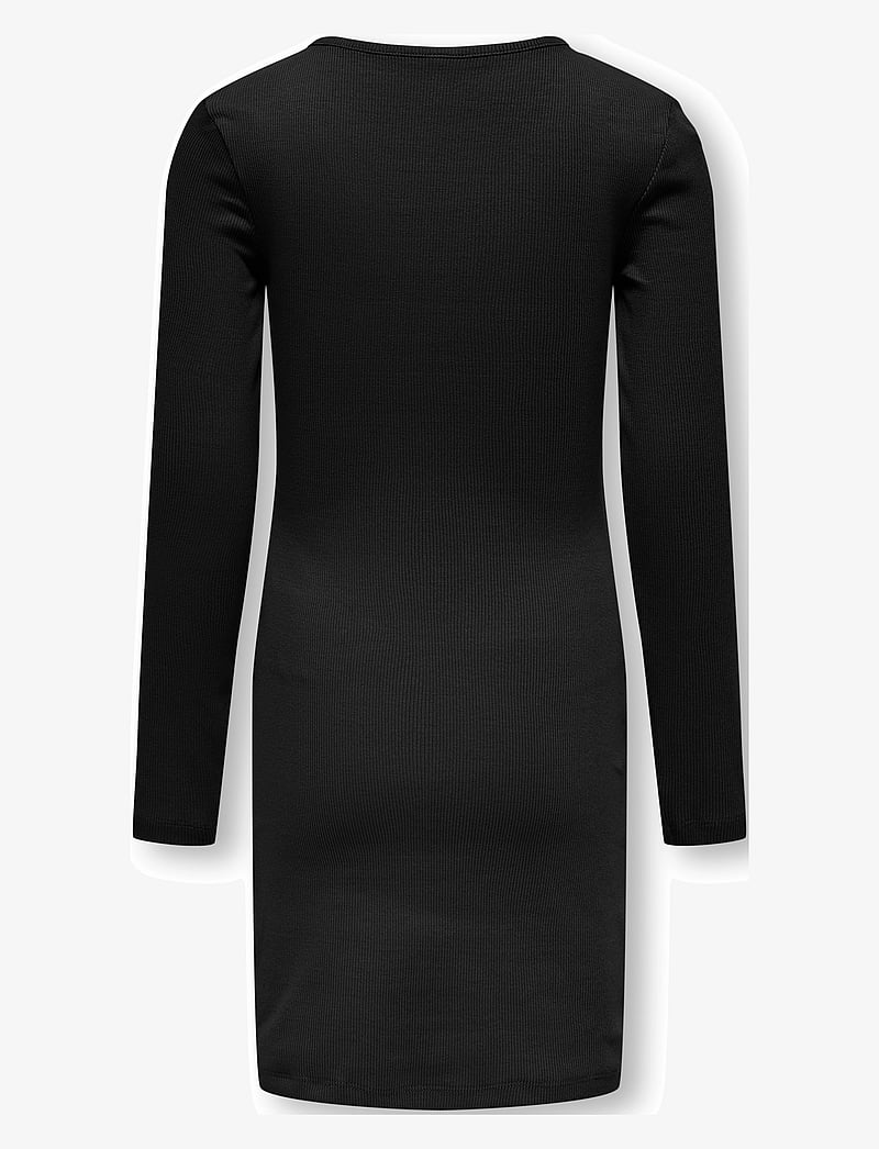 Kids Only - KOGNESSA LIFE CUTOUT BODYCON DRESS JRS - långärmade vardagsklänningar - black - 1