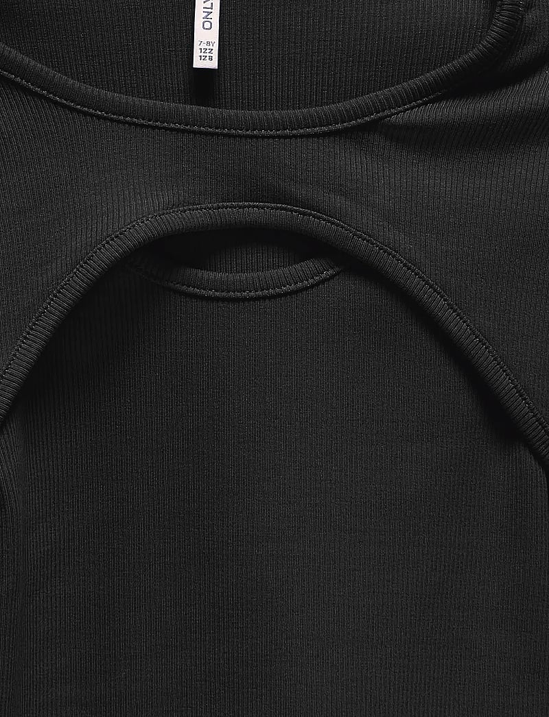 Kids Only - KOGNESSA LIFE CUTOUT BODYCON DRESS JRS - långärmade vardagsklänningar - black - 2