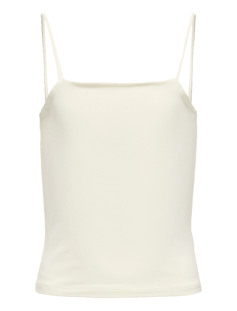 Kids Only - KOGEA SHORT DOUBLE LAYER SINGLET JRS - débardeurs - cloud dancer - 1