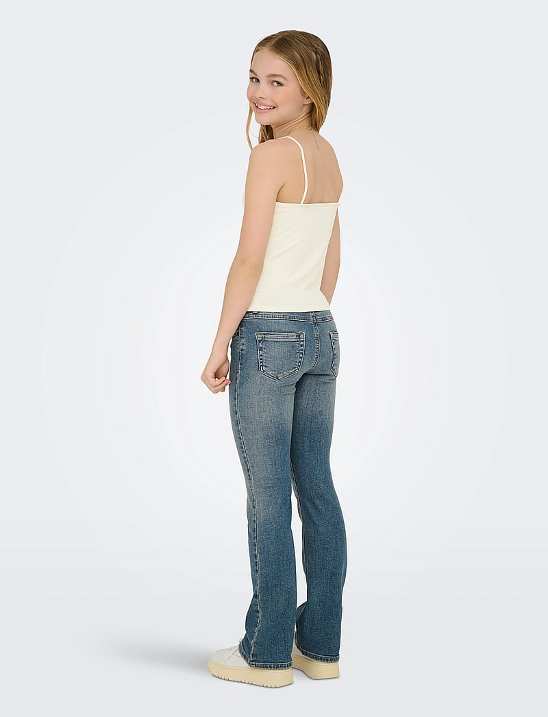 Kids Only - KOGEA SHORT DOUBLE LAYER SINGLET JRS - débardeurs - cloud dancer - 3