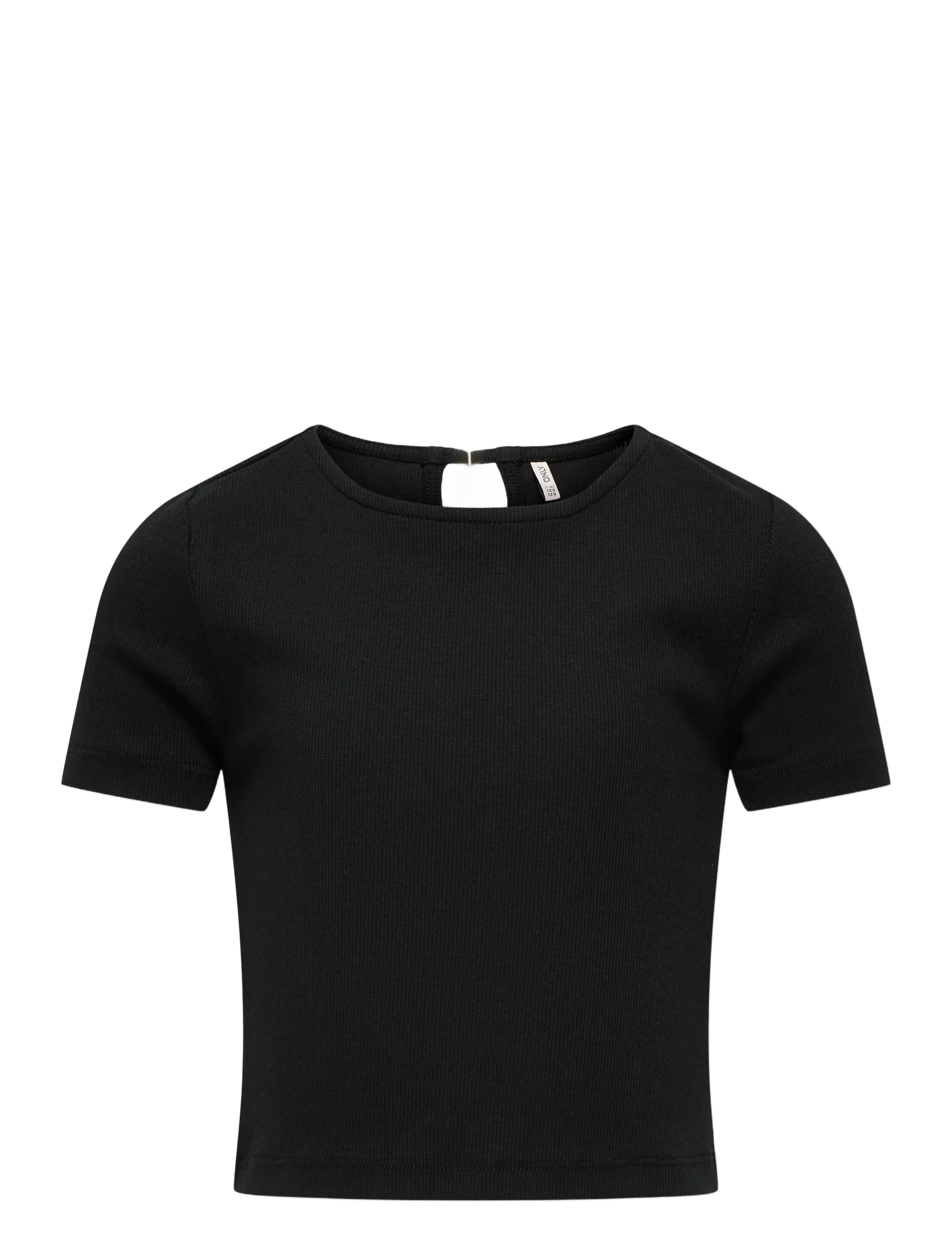 Kids Only KOGRENE LIFE S/S OPEN BACK TOP JRS - T-shirts - BLACK / black