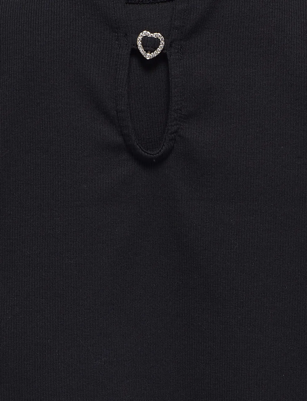 Kids Only - KOGRENE LIFE S/S OPEN BACK TOP JRS - kortærmede t-shirts - black - 4