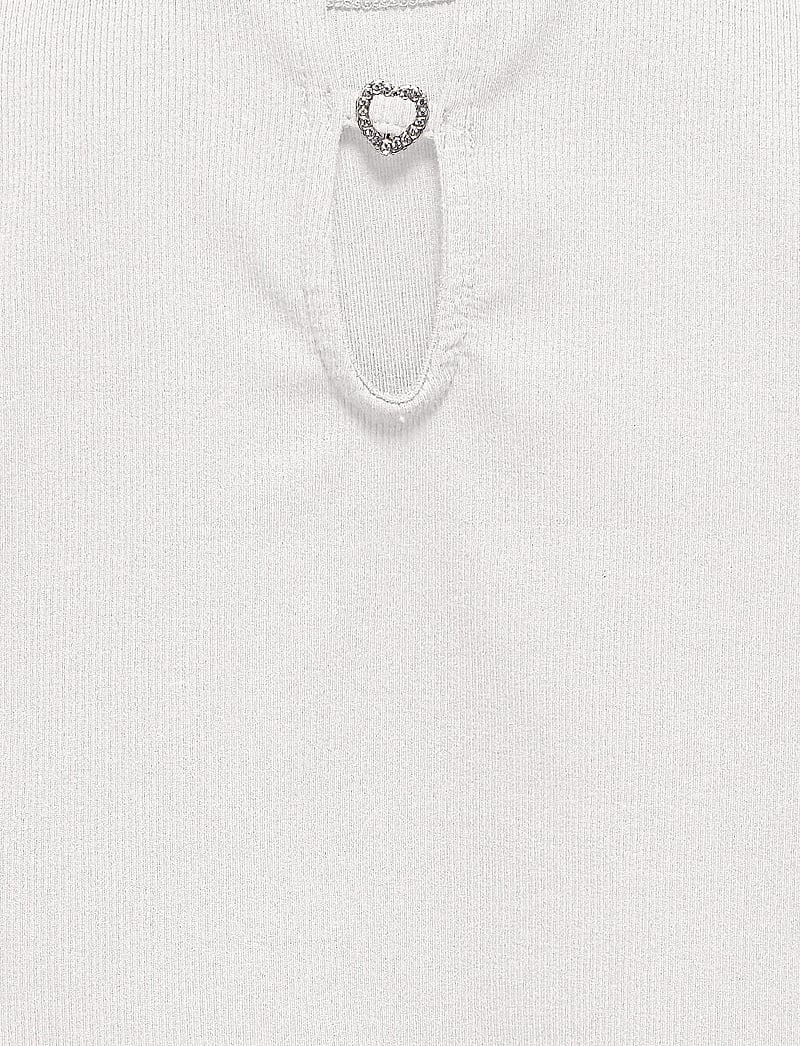 Kids Only - KOGRENE LIFE S/S OPEN BACK TOP JRS - kurzärmelige - cloud dancer - 4