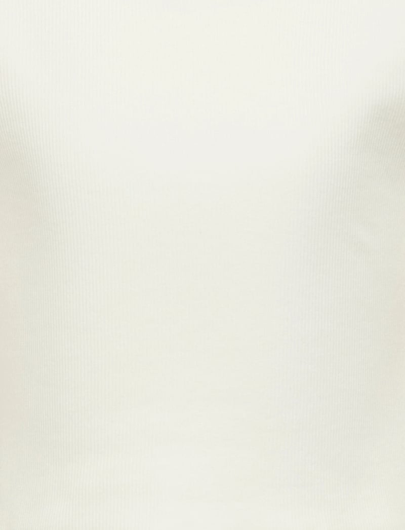 Kids Only - KOGRENE LIFE S/S OPEN BACK TOP JRS - kurzärmelige - cloud dancer - 5