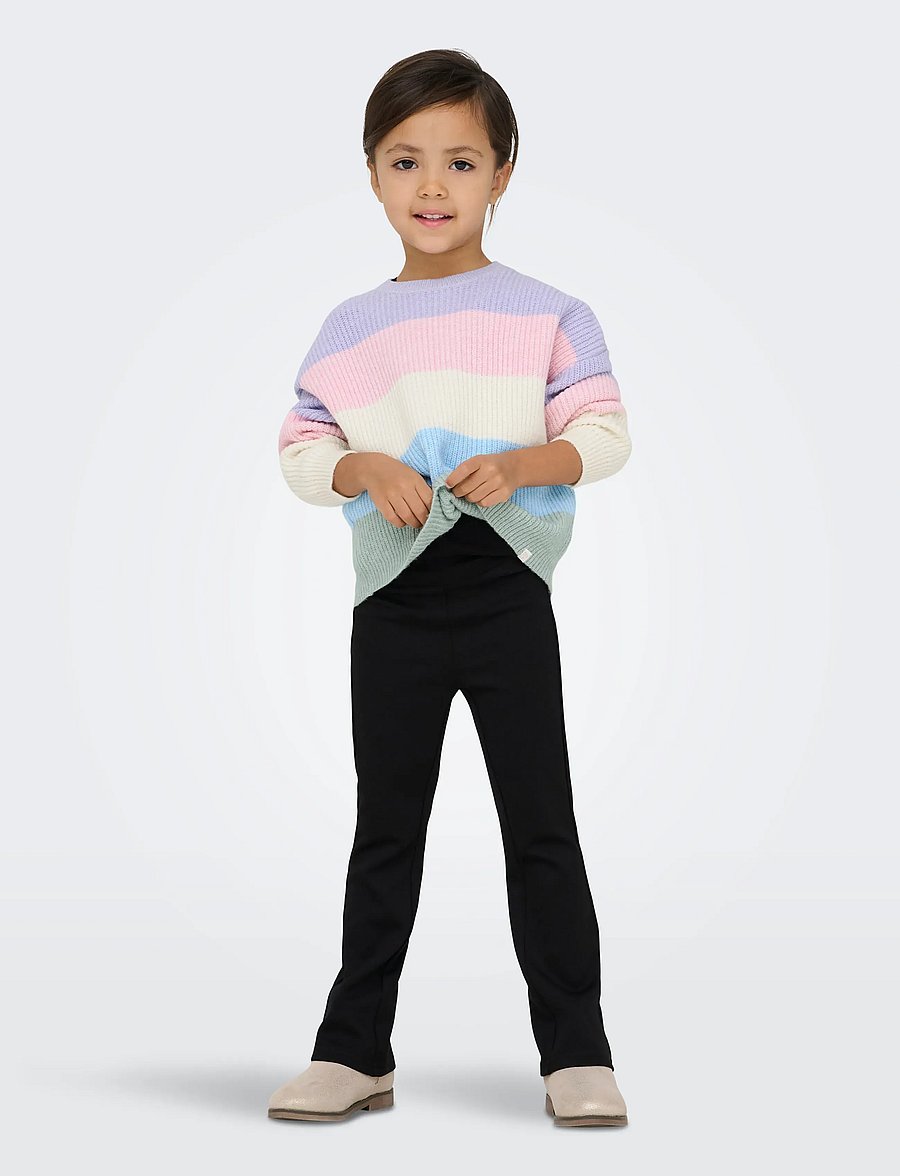 Kids Only - KMGPAIGE LIFE FLARED PNT NOOS - babybyxor - black - 5