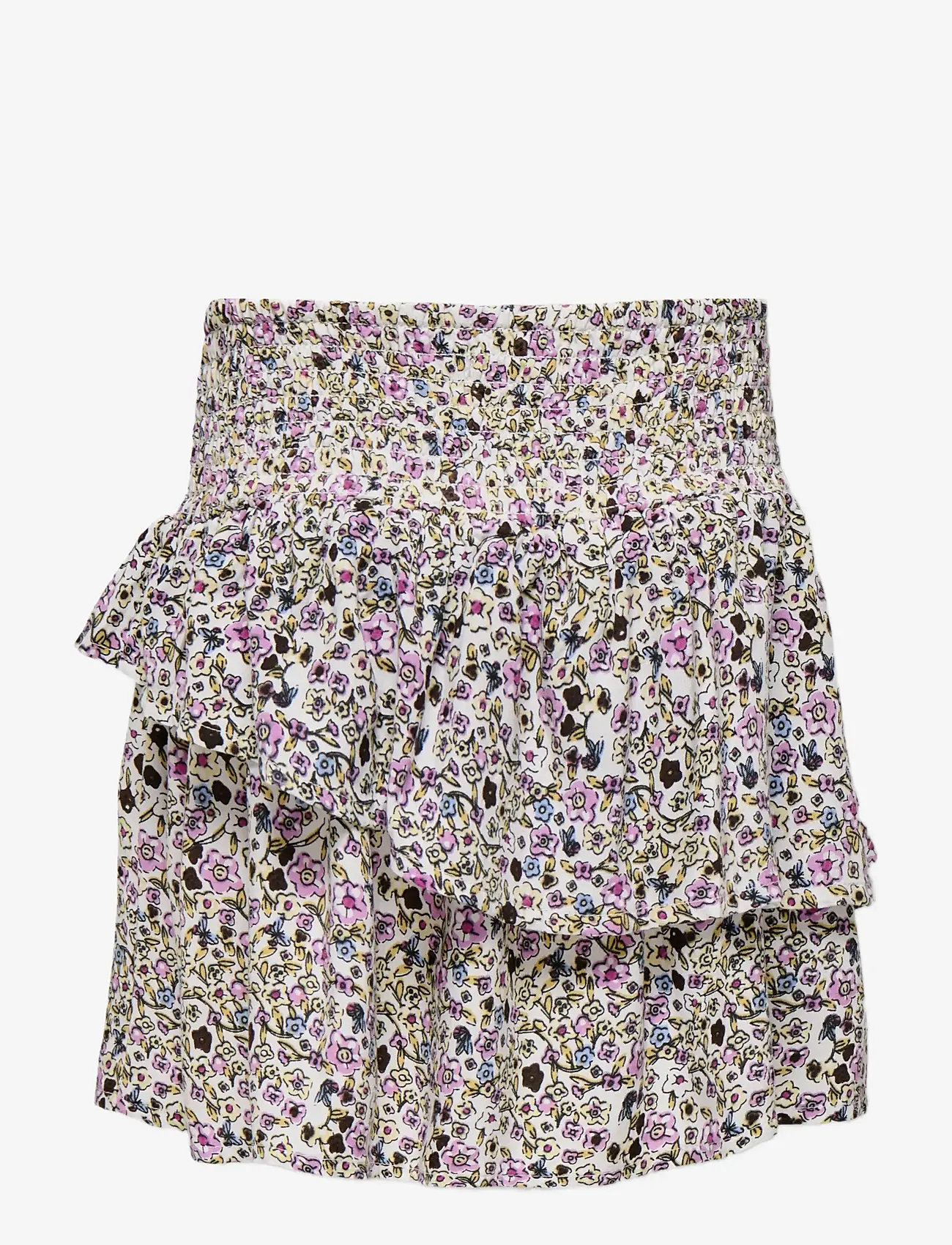 Kids Only - KMGBELLA LIFE SHORT LAYER SKORT AOP WVN - miniseelikud - cloud dancer - 1