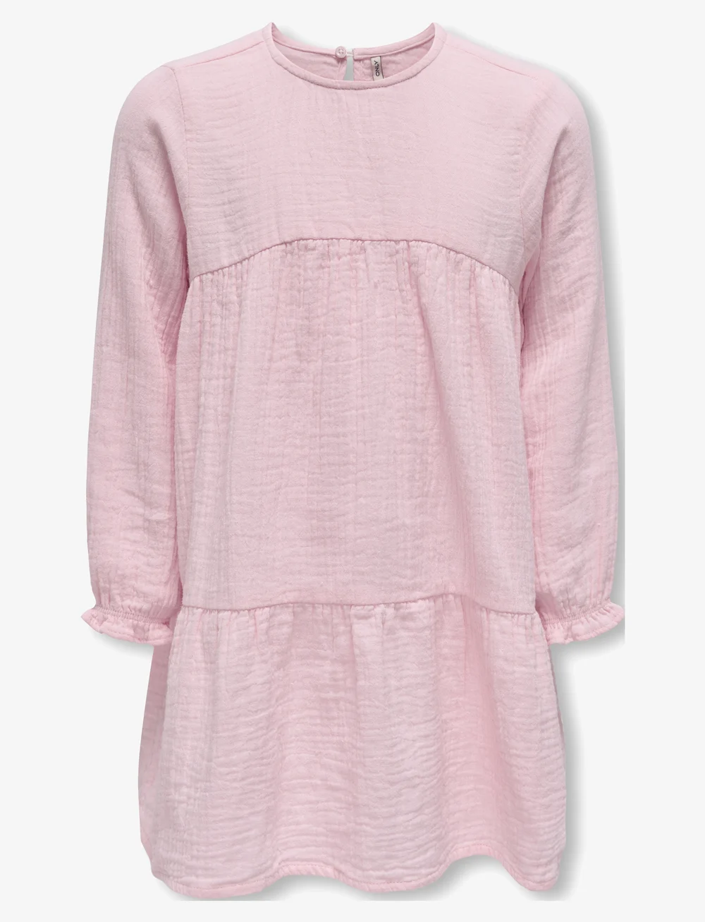 Kids Only - KMGTHYRA LIFE LS A-SH DRESS AOP WVN NOOS - langärmelige freizeitkleider - roseate spoonbill - 1