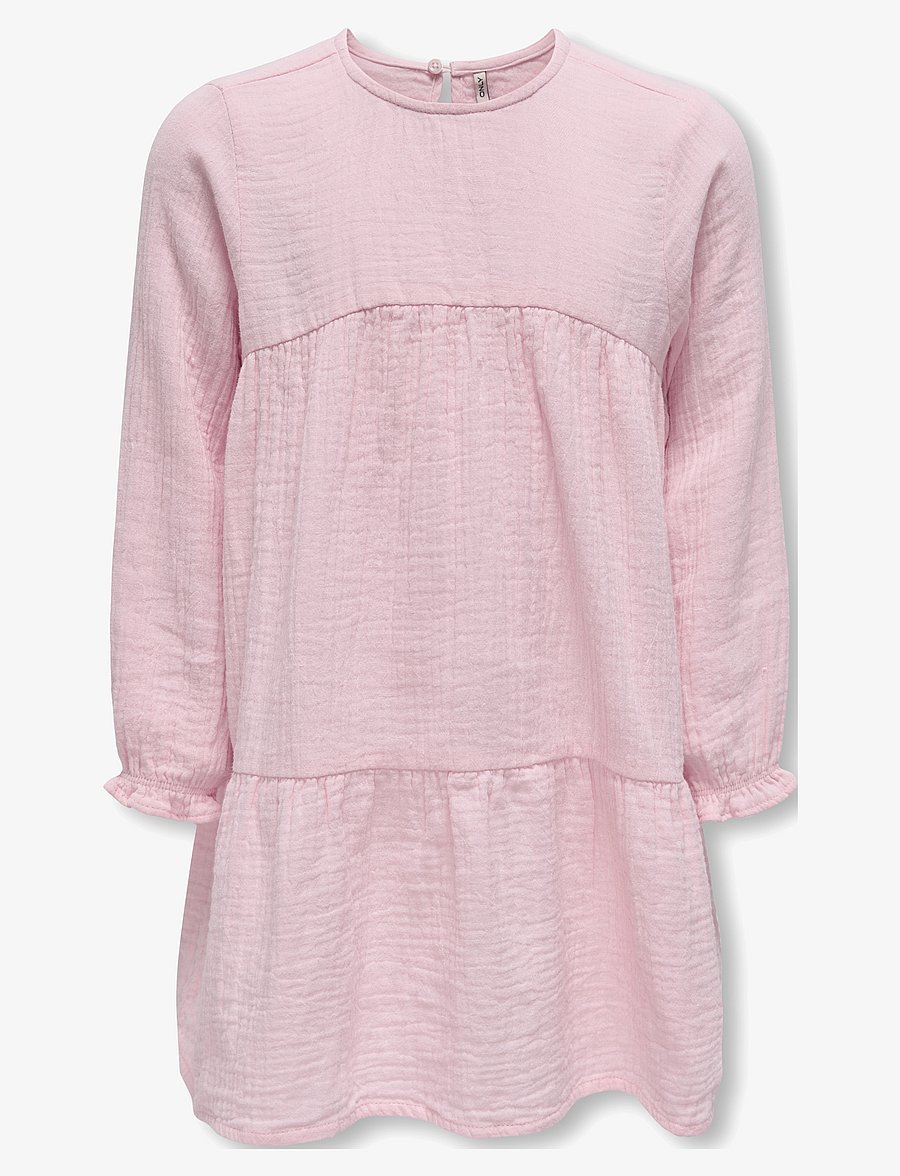 Kids Only - KMGTHYRA LIFE LS A-SH DRESS AOP WVN NOOS - robes décontractées à manches longues - roseate spoonbill - 1