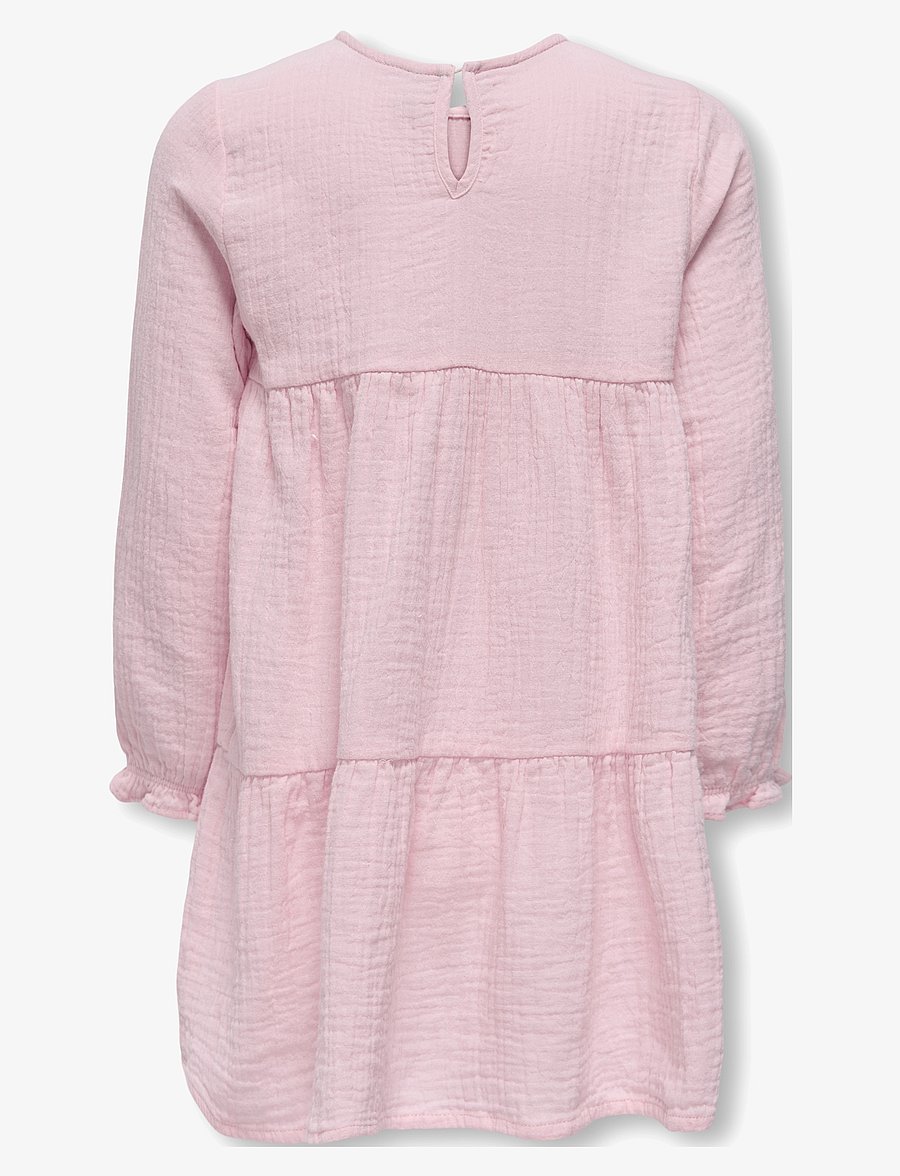 Kids Only - KMGTHYRA LIFE LS A-SH DRESS AOP WVN NOOS - robes décontractées à manches longues - roseate spoonbill - 2