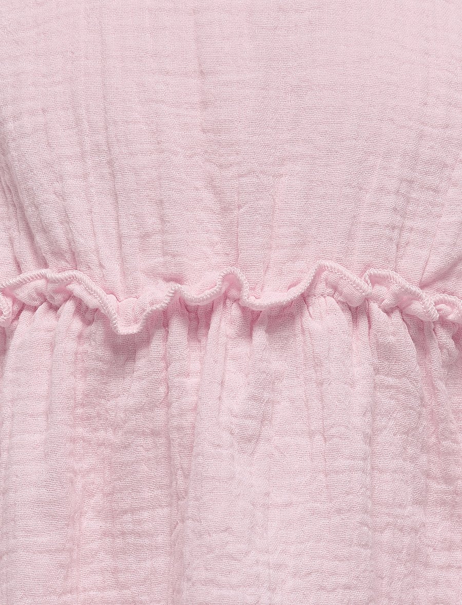 Kids Only - KMGTHYRA LIFE S/S TOP WVN NOOS - blusen & tuniken - roseate spoonbill - 3